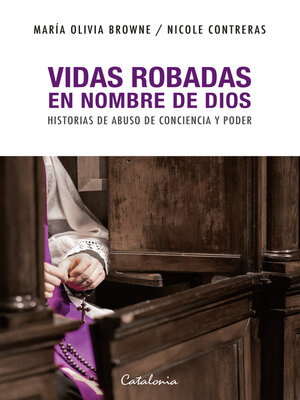 cover image of Vidas robadas en nombre de dios